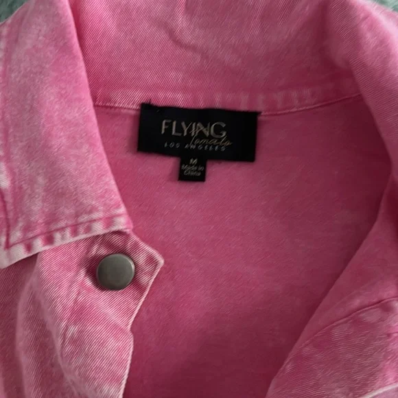 Barbie pink stretch denim short jumper - Picture 3 of 7